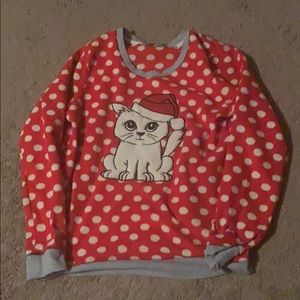 Cat Pajama set only worn once or twice